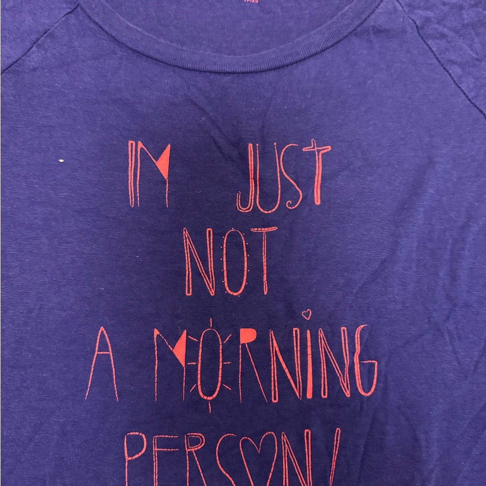 Simons Dark Blue Robe with Pink Graphic